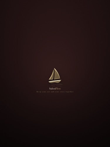 SalonFlow iPad — bordo
