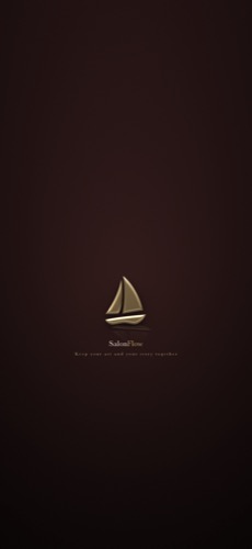SalonFlow iPhone — bordo